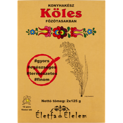 Életfa Élelem konyhakész köles főzőtasakban 2 x 125 g