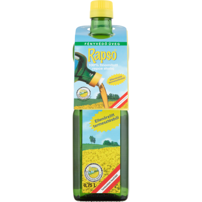 Rapso 100% finomított repce étolaj 0,75 l