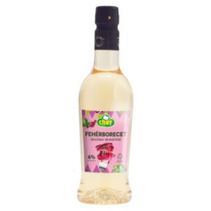 Chef biológiai erjesztésű fehérborecet 6% 500 ml