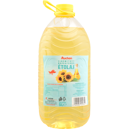 Auchan Kedvenc Finomított napraforgó-étolaj 5 l