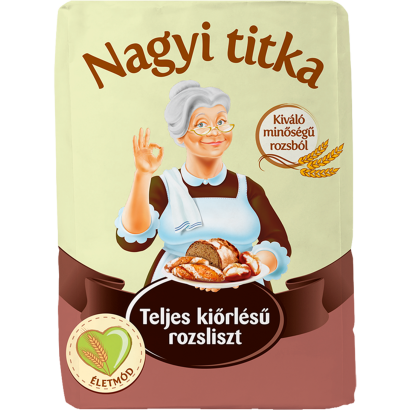 Nagyi titka teljes kiőrlésű rozsliszt RTKL 1 kg