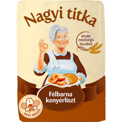Nagyi titka félbarna kenyérliszt 1 kg