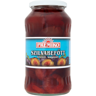 Premiko felezett magozott szilvabefőtt 700 g