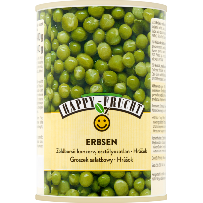 Happy Frucht osztályozatlan zöldborsó konzerv 400 g