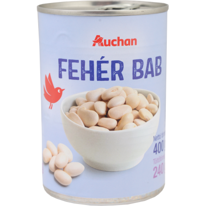 Auchan Kedvenc Fehér bab 400/240 g