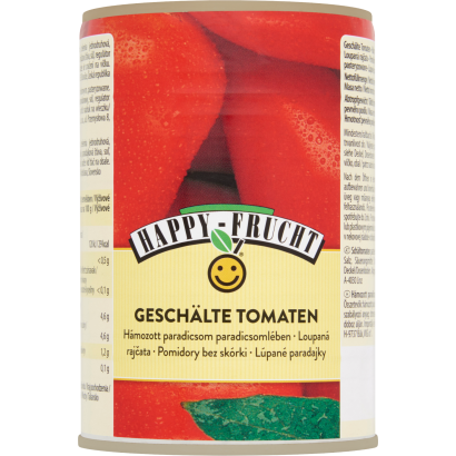 Happy Frucht hámozott paradicsom paradicsomlében 400 g