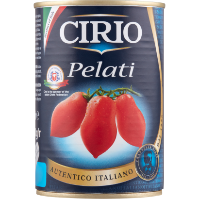 Cirio hámozott, egész szilvaparadicsom paradicsomlében 400 g
