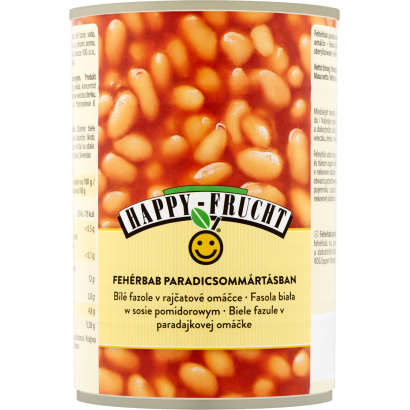 Happy Frucht fehérbab paradicsommártásban 400 g