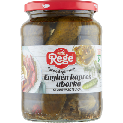 Rege enyhén kapros uborka savanyúság 5-8 cm 680 g