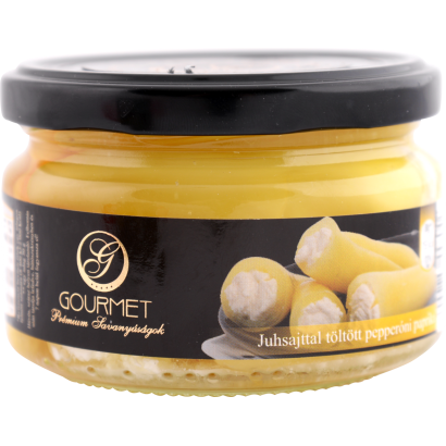 Juhsajttal töltött savanyított csípős pepperóni paprika 150g