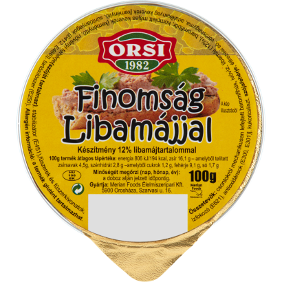 Orsi finomság libamájjal 100 g