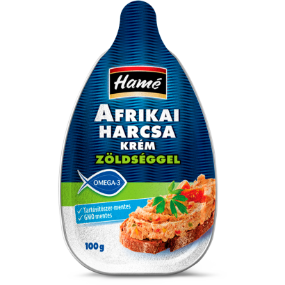 Hamé afrikai harcsás pástétom zöldséggel 100 g