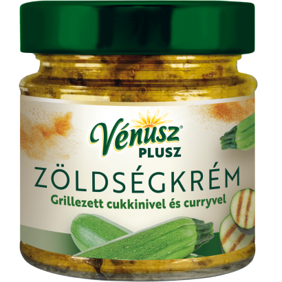 Vénusz Plusz zöldségkrém grillezett cukkinivel és curryvel 180 g