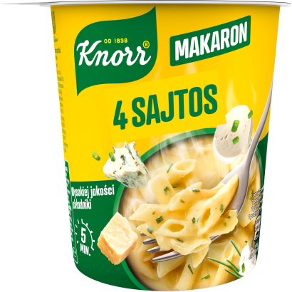 Knorr tészta négysajtos szósszal 66 g