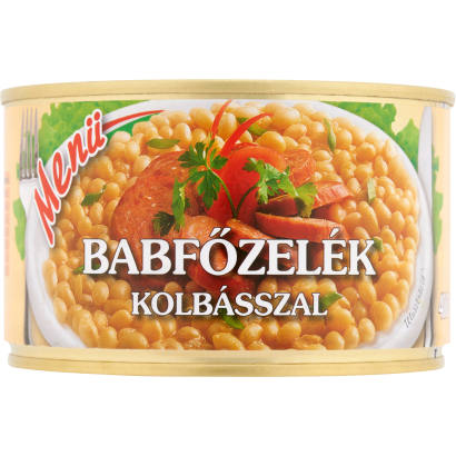 Menü babfőzelék kolbásszal 400 g