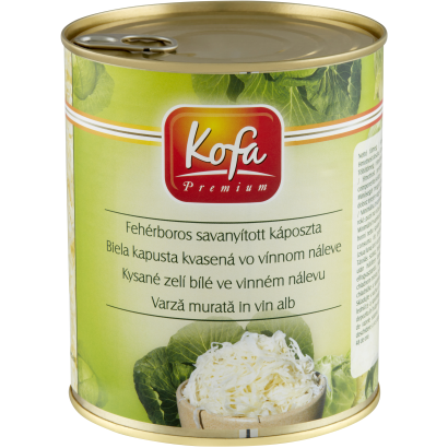 KOFA fehérboros savanyított káposzta 810/690 g