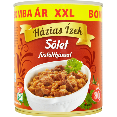 Házias Ízek sólet füstölthússal 800 g