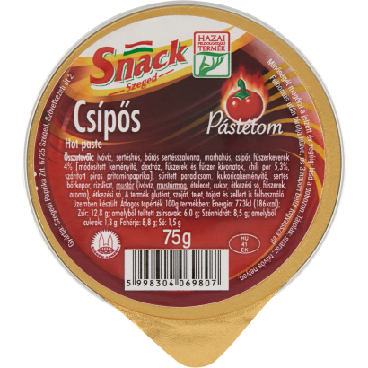 Snack Szeged csípős pástétom 75 g