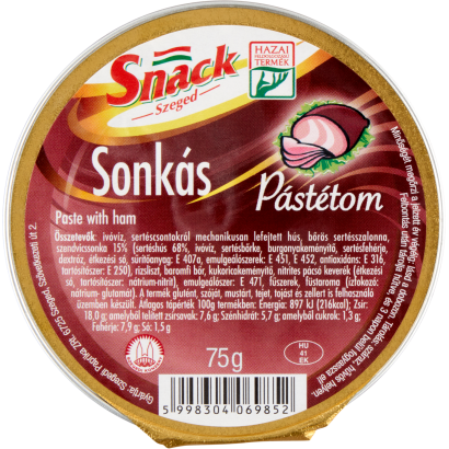 Snack Szeged sonkás pástétom 75 g