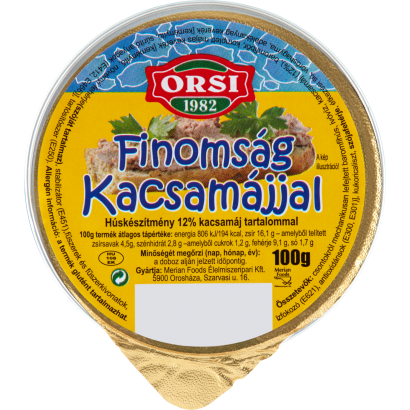 Orsi finomság kacsamájjal 100 g