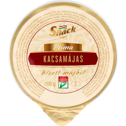 Snack Szeged Príma kacsamájas hízott májból 100 g