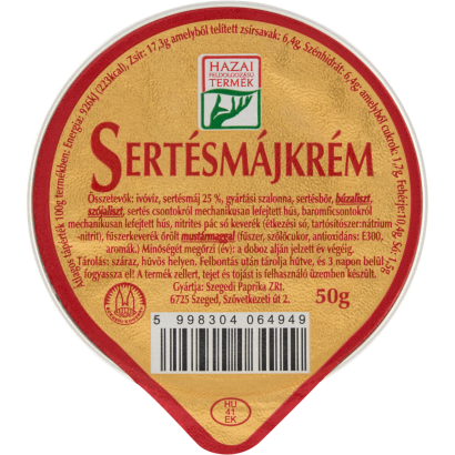 Sertésmájkrém 50 g