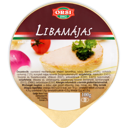 Orsi libamájas 100 g