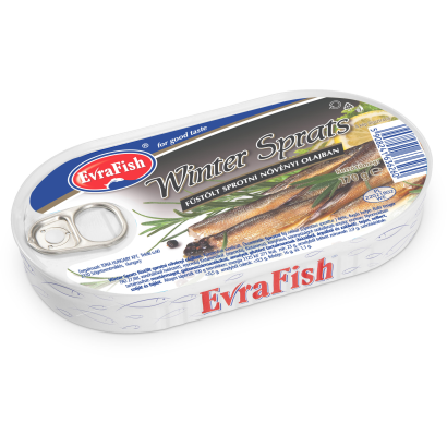 EvraFish Füstölt sprotni olajos 170 g