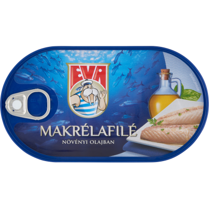 Eva makrélafilé növényi olajban 170 g