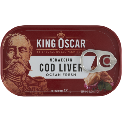 King Oscar tőkehalmáj saját olajában 121 g