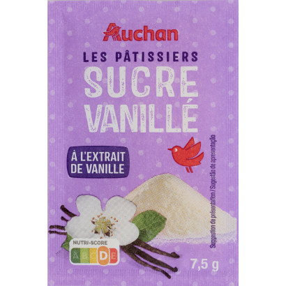 Auchan Kedvenc vaníliás cukor 10x7,5 g