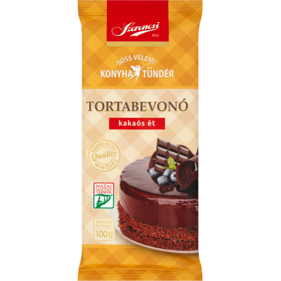 Szerencsi Konyhatündér kakaós ét tortabevonó 100 g