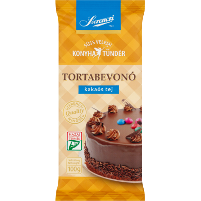 Szerencsi Konyhatündér kakaós tej tortabevonó 100 g
