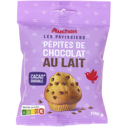 Auchan Kedvenc tejcsokoládé cseppek 100 g