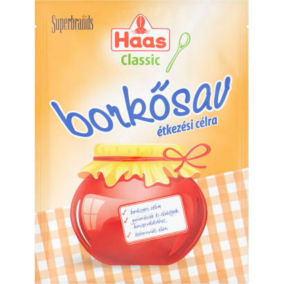 Haas Classic borkősav étkezési célra 15 g
