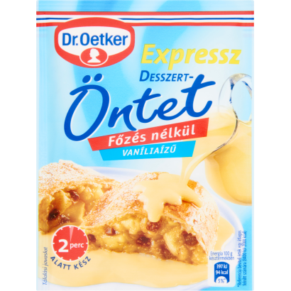 Dr. Oetker Expressz Desszertöntetpor vaníliaízű 39 g