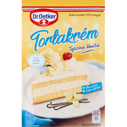 Dr. Oetker Tejszínes-Vaníliás Tortakrém alappor 130 g