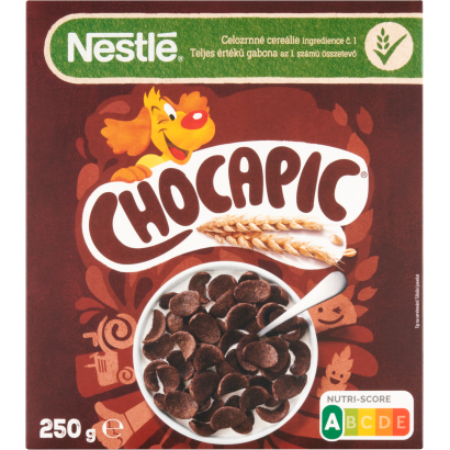 Nestlé Chocapic csokiízű, ropogós gabonapehely vitaminokkal és ásványi anyagokkal 250 g