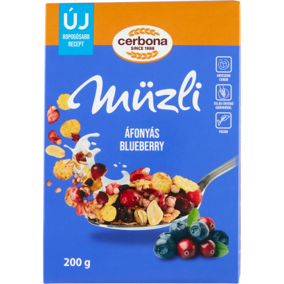 Cerbona áfonyás müzli 200 g