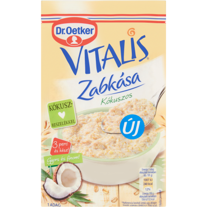 Dr. Oetker Vitalis kókuszos zabkása alappor 56 g