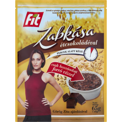Fit zabkása étcsokoládéval 65 g
