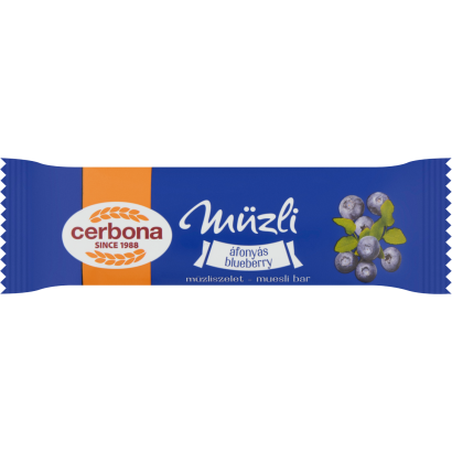 Cerbona áfonyás müzliszelet 20 g