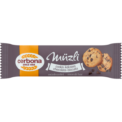 Cerbona csokis-kekszes müzliszelet 20 g