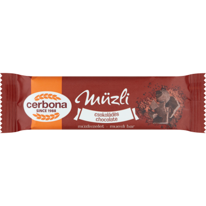 Cerbona csokoládés müzliszelet 20 g