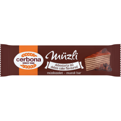 Cerbona Müzli dobostorta ízű müzliszelet 20 g
