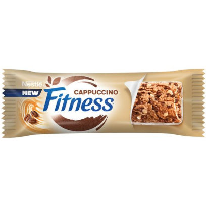 Nestlé Fitness cappuccino ízű gabonapehely-szelet fehér csokoládé darabokkal 23,5 g