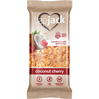 FlapJack kókuszos zabszelet kandírozott cseresznyedarabokkal 100 g