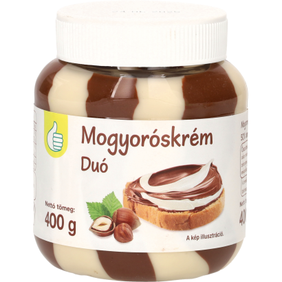 Auchan Tipp Mogyoróskrém duó 400 g