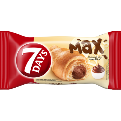 7DAYS Max croissant kakaós töltelékkel 80 g