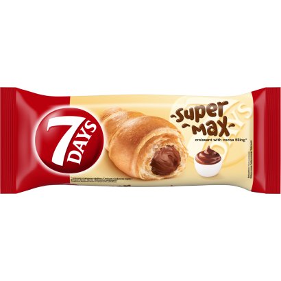 7DAYS Super Max croissant kakaós töltelékkel 110 g